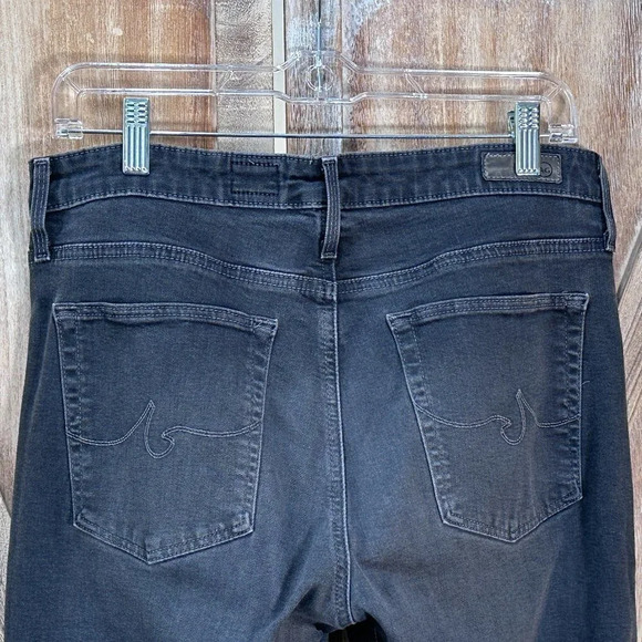 AG Adriano Goldschmied The Farrah Raw Hem High Rise Skinny Jeans in Grey Mist - Picture 7 of 9